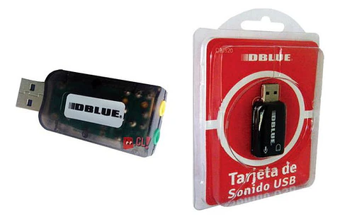Tarjeta De Sonido Usb 5.1 Negro - Ps