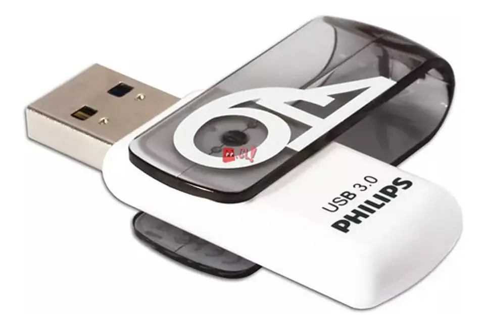 Pendrive 64gb Philips Vivid 3.0 - Ps 1