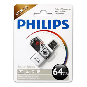 Pendrive 64gb Philips Vivid 3.0 - Ps