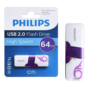 Pendrive 64gb Philips Citi - Ps