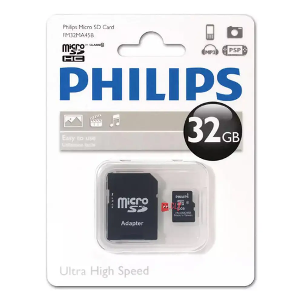 Tarjeta Microsdhc Philips 32gb - Ps 1