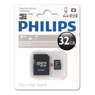 Tarjeta Microsdhc Philips 32gb - Ps