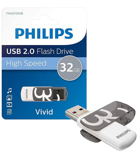 Pendrive Philips 32 Gb Usb 2.0 - PS