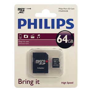 Tarjeta Microsdhc Philips 64gb - Ps