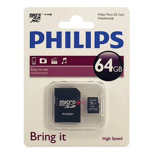 Tarjeta Microsdhc Philips 64gb - Ps