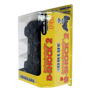 Joystick Ps2 Con Vibración Color Negro - Ps