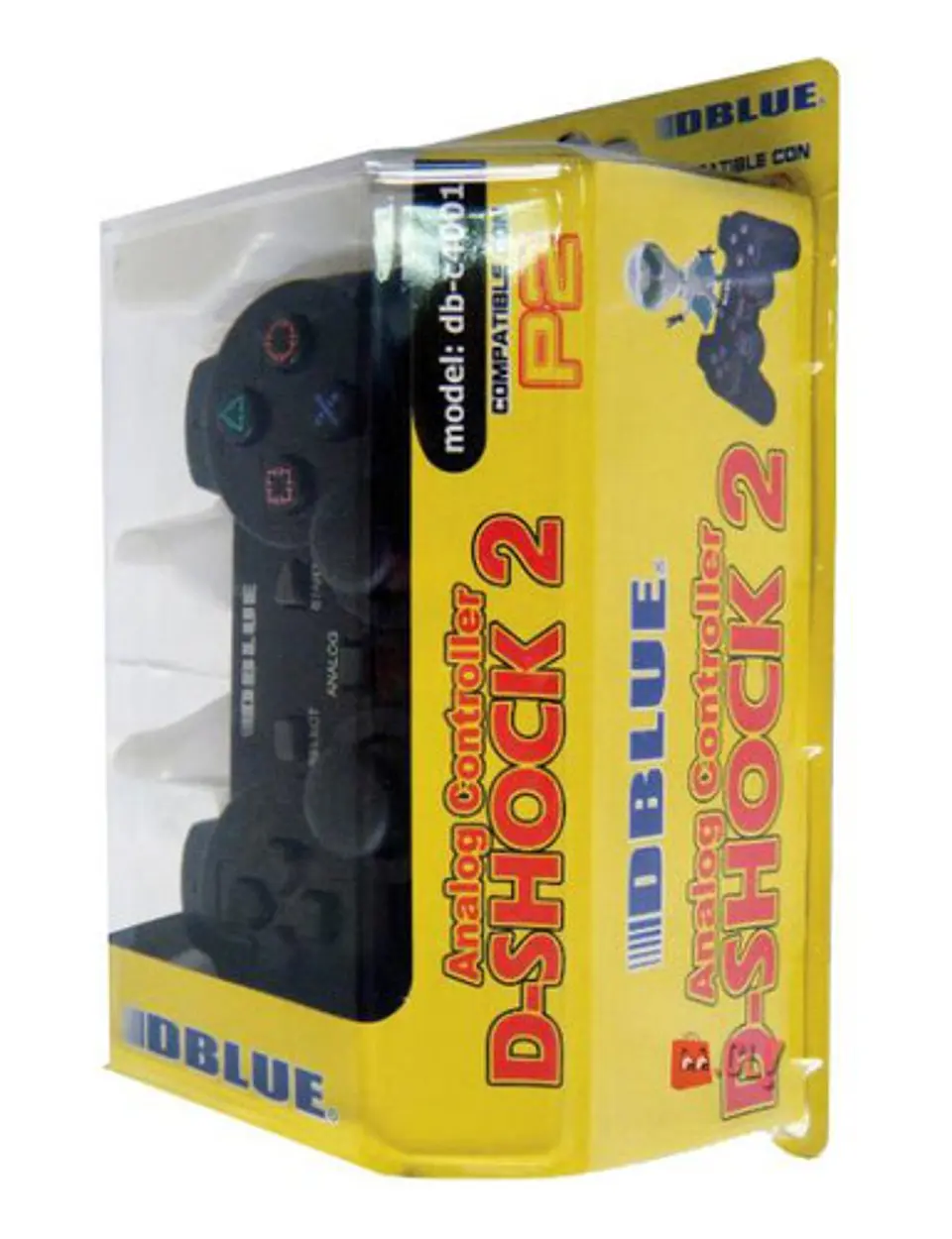 Joystick Ps2 Con Vibración Color Negro - Ps 2