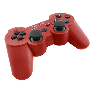 Joystick Ps3 Con Bluetooth Color Rojo - Ps