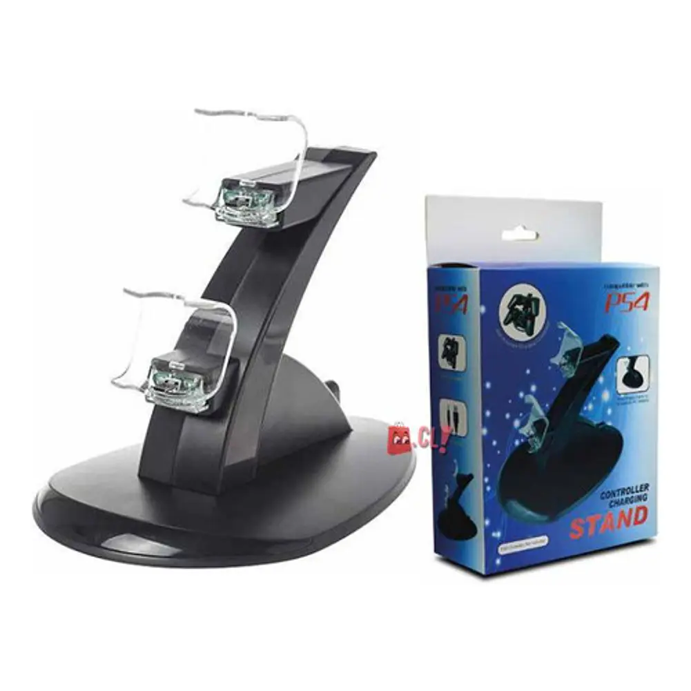 Cargador Base Dock Dual Para Controles Ps4 - Ps 2