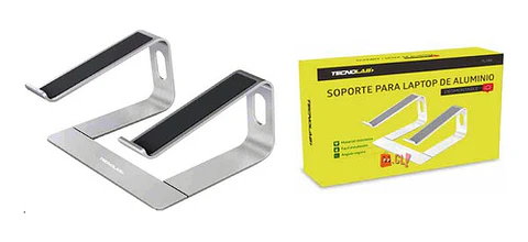 Soporte Notebook Desmontable Antideslizante De Aluminio - Ps