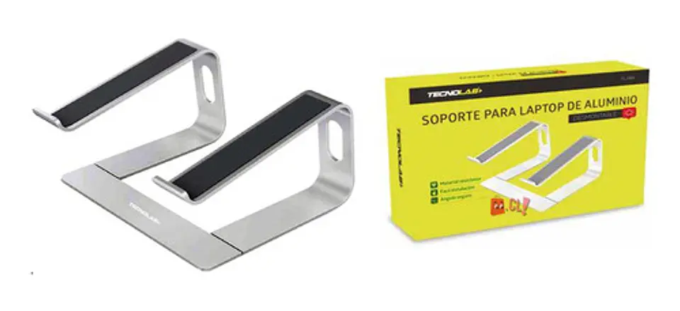 Soporte Notebook Desmontable Antideslizante De Aluminio - Ps 2
