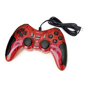 Joystick D-shock Usb Para Pc Color Rojo - Ps