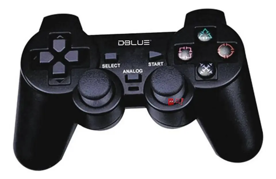 Joystick Usb Pc Con Vibración Color Negro - Ps 1