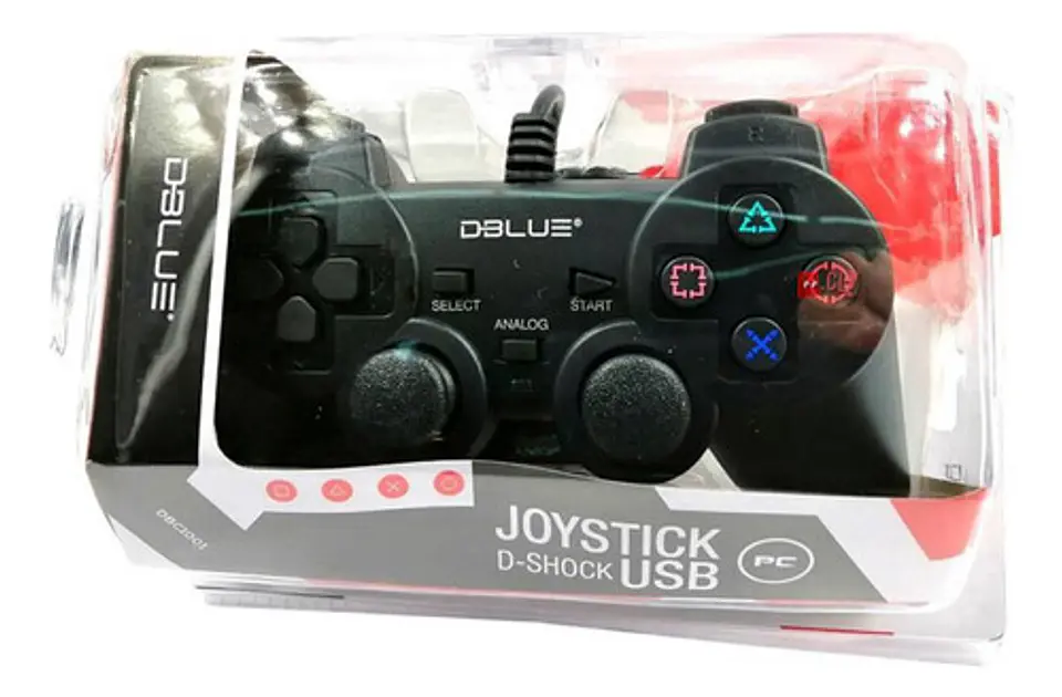Joystick Usb Pc Con Vibración Color Negro - Ps 2