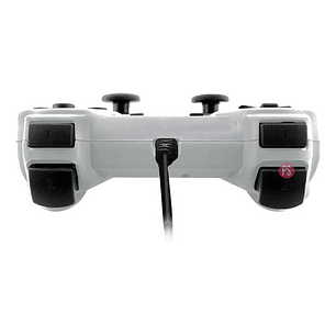 Joystick Usb Pc Con Vibración Color Blanco - Ps
