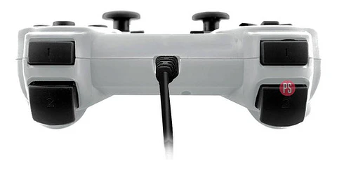 Joystick Usb Pc Con Vibración Color Blanco - Ps