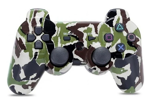 Joystick Ps3 Con Bluetooth Diseño Mimetizado - Ps