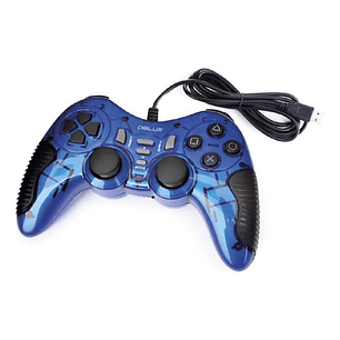 Joystick D-shock Usb Para Pc Color Azul - Ps