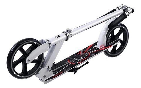 Scooter De 2 Ruedas Plegable Aluminio Color Negro - Ps