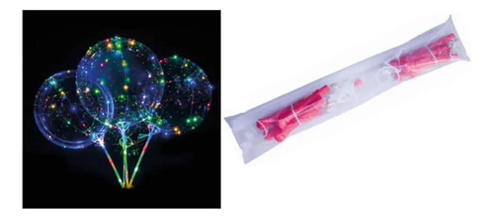 Pack 10 Globos Led Con Manilla - Ps 1