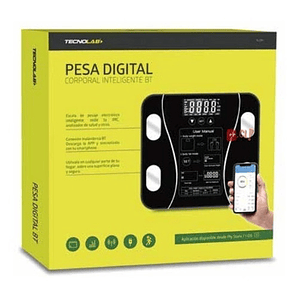 Pesa Digital Bluetooth Smartphone Medición Imc 180kg - Ps