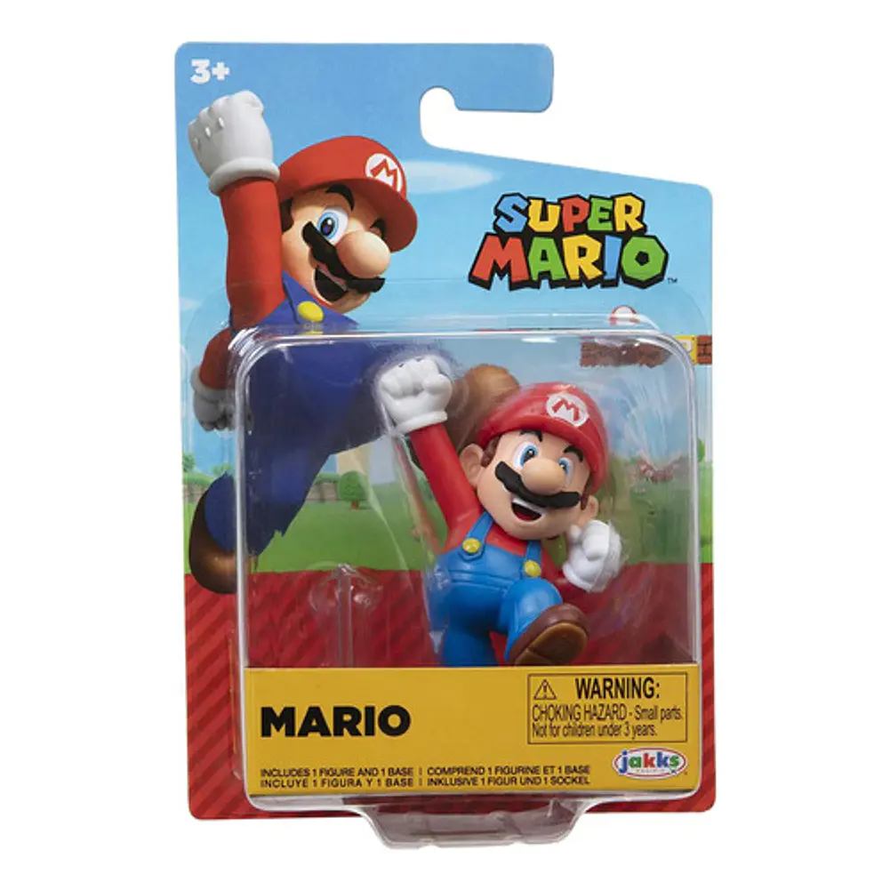 Figura Super Mario Personaje Mario 6cms Articulado - Ps 1