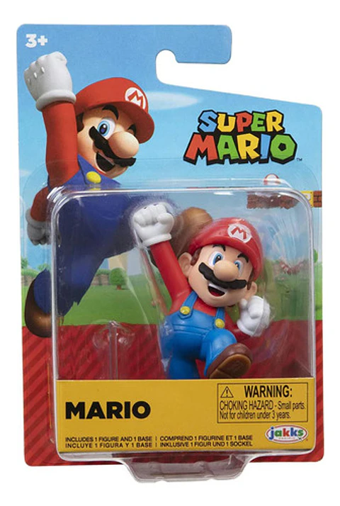 Figura Super Mario Personaje Mario 6cms Articulado - Ps