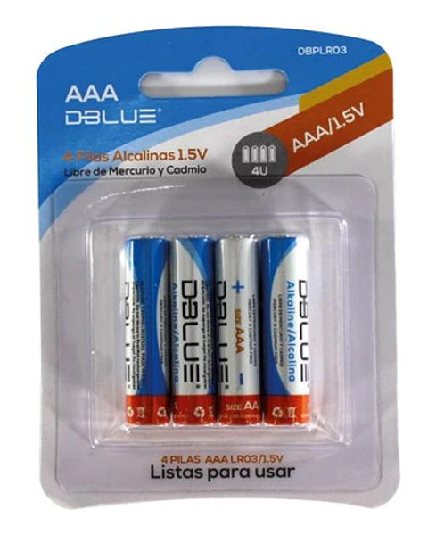 Pack 4 Pilas Alcalinas Aaa - Ps