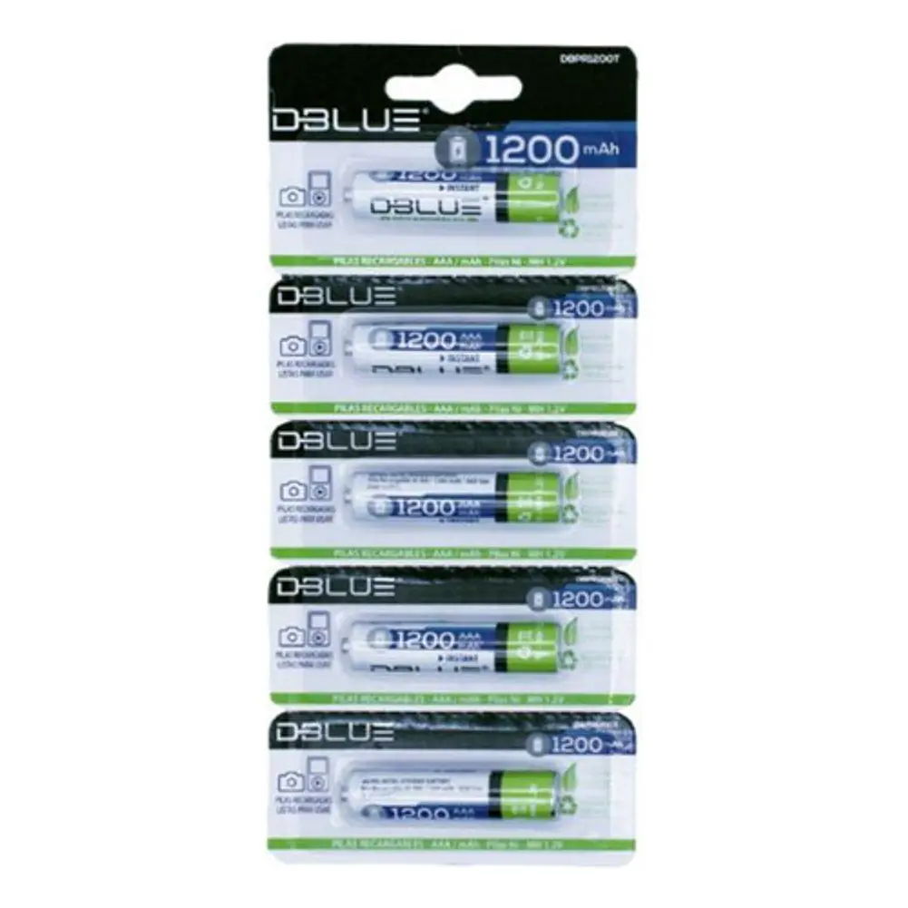 Pack 5 Pilas Recargables Aaa 1200mha - Ps 1