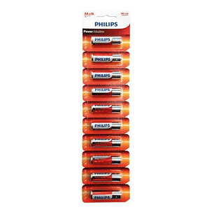 Pack 10 Pilas Alcalinas Aa Philips - Ps