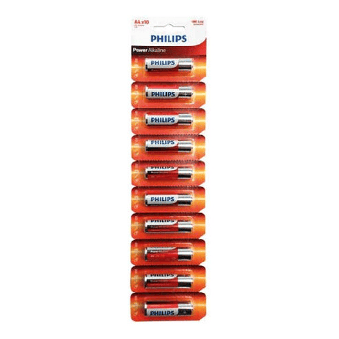 Pack 10 Pilas Alcalinas Aa Philips - Ps 1