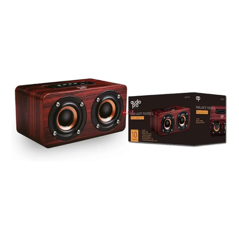 Parlante Retro Bluetooth Portátil 10w Rms - Ps 2