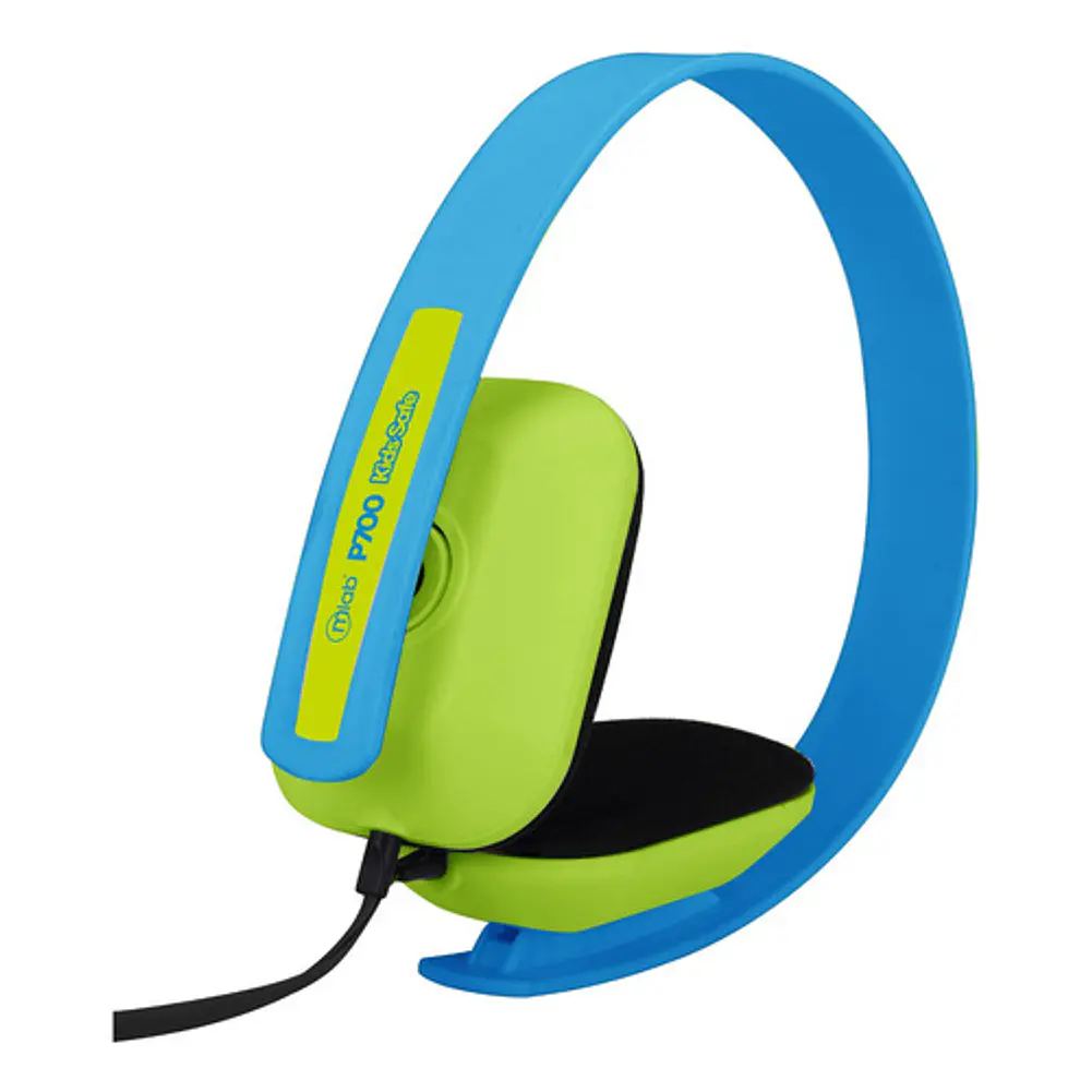 Audífonos Para Niños Ajustable Con Micrófono Azul - Ps 1