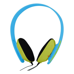 Audífonos Para Niños Ajustable Con Micrófono Azul - Ps