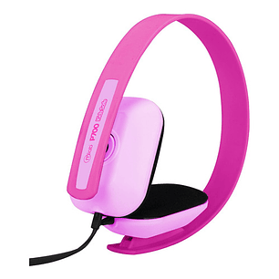 Audífonos Para Niños Ajustable Con Micrófono Rosado - Ps