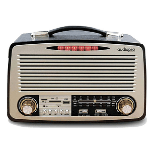 Parlante Retro Portátil Con Radio Y Bluetooth 5w - Ps