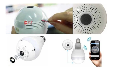 Cámara Seguridad Wifi Full Hd Y Ampolleta - Ps