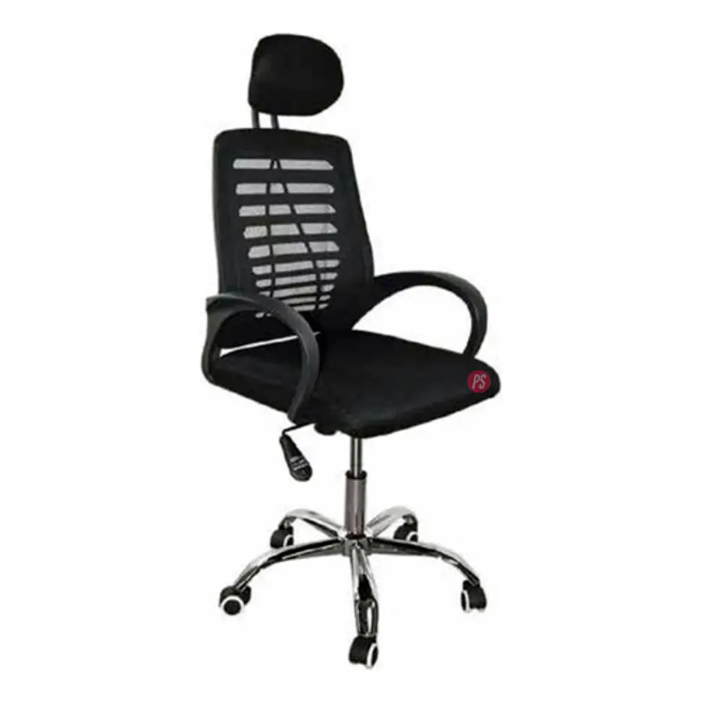 Silla De Oficina Con Apoya Brazos Color Negro - Ps 2