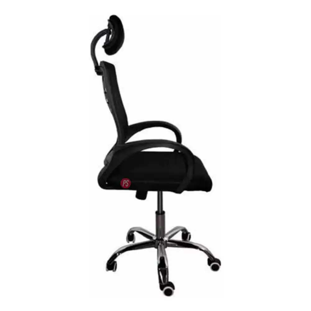 Silla De Oficina Con Apoya Brazos Color Negro - Ps 3
