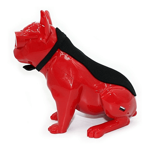 Parlante Bluetooth Bulldog Frances 10w Rojo - Ps