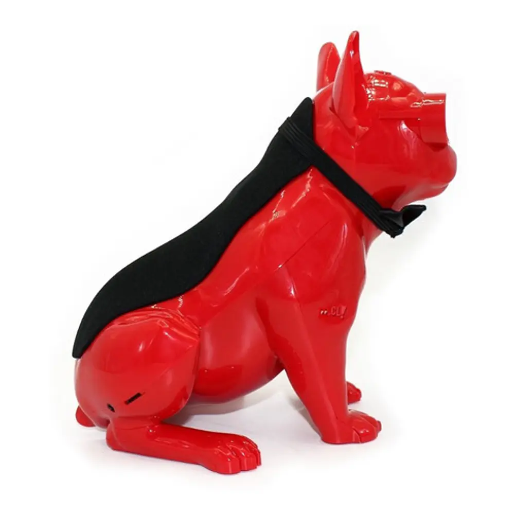 Parlante Bluetooth Bulldog Frances 10w Rojo - Ps 3