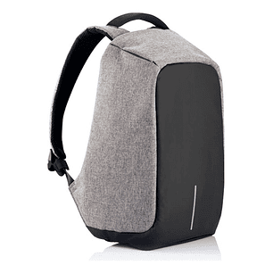 Mochila Antirrobo Impermeable Usb Gris - Ps