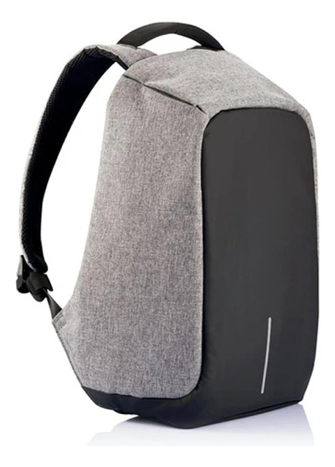 Mochila Antirrobo Impermeable Usb Gris - Ps