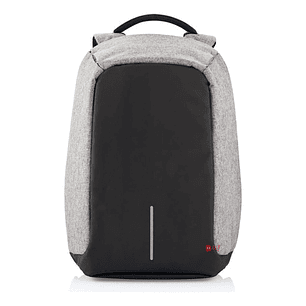 Mochila Antirrobo Impermeable Usb Gris - Ps