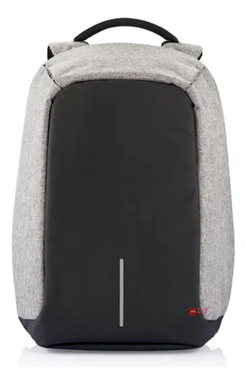 Mochila Antirrobo Impermeable Usb Gris - Ps