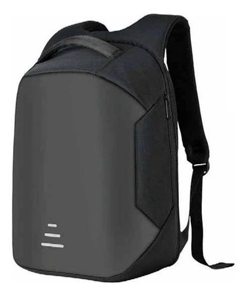 Mochila Antirrobo Impermeable Usb Gris - Ps