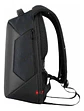 Mochila Antirrobo Impermeable Usb Gris - Ps - Miniatura 2