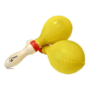 Par De Sonoras 10cms Mango Madera Wolfen - Ps