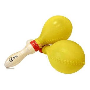 Par De Sonoras 10cms Mango Madera Wolfen - Ps