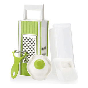 Rallador De Verduras Y Frutas Multiuso 5 En 1 - Ps